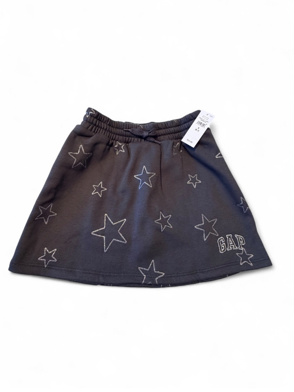 GAP Girls' Navy Star Print A-Line Skirt